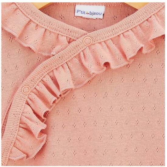 P’tit bisou Pyjama Petit Cocon shrimp Rose 1 mois P’tit bisou Pyjama Petit Cocon shrimp Rose 1 mois