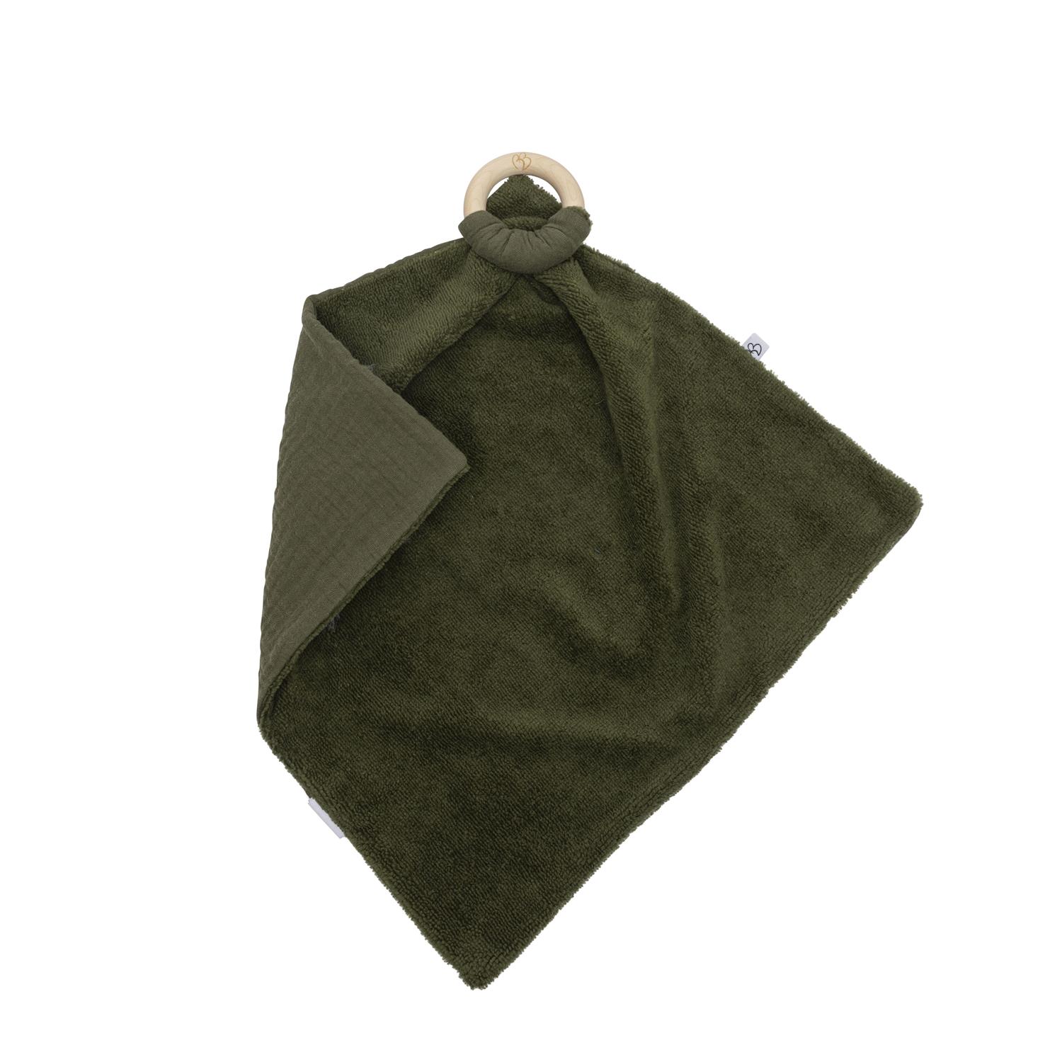 Doudou avec anneau dentition VERT BB&Co