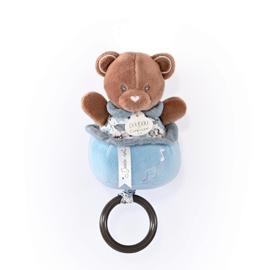 Doudou & Compagnie Boite à musique Boh'Aime Ours 20 cm Doudou & Compagnie Boite à musique Boh'Aime Ours 20 cm