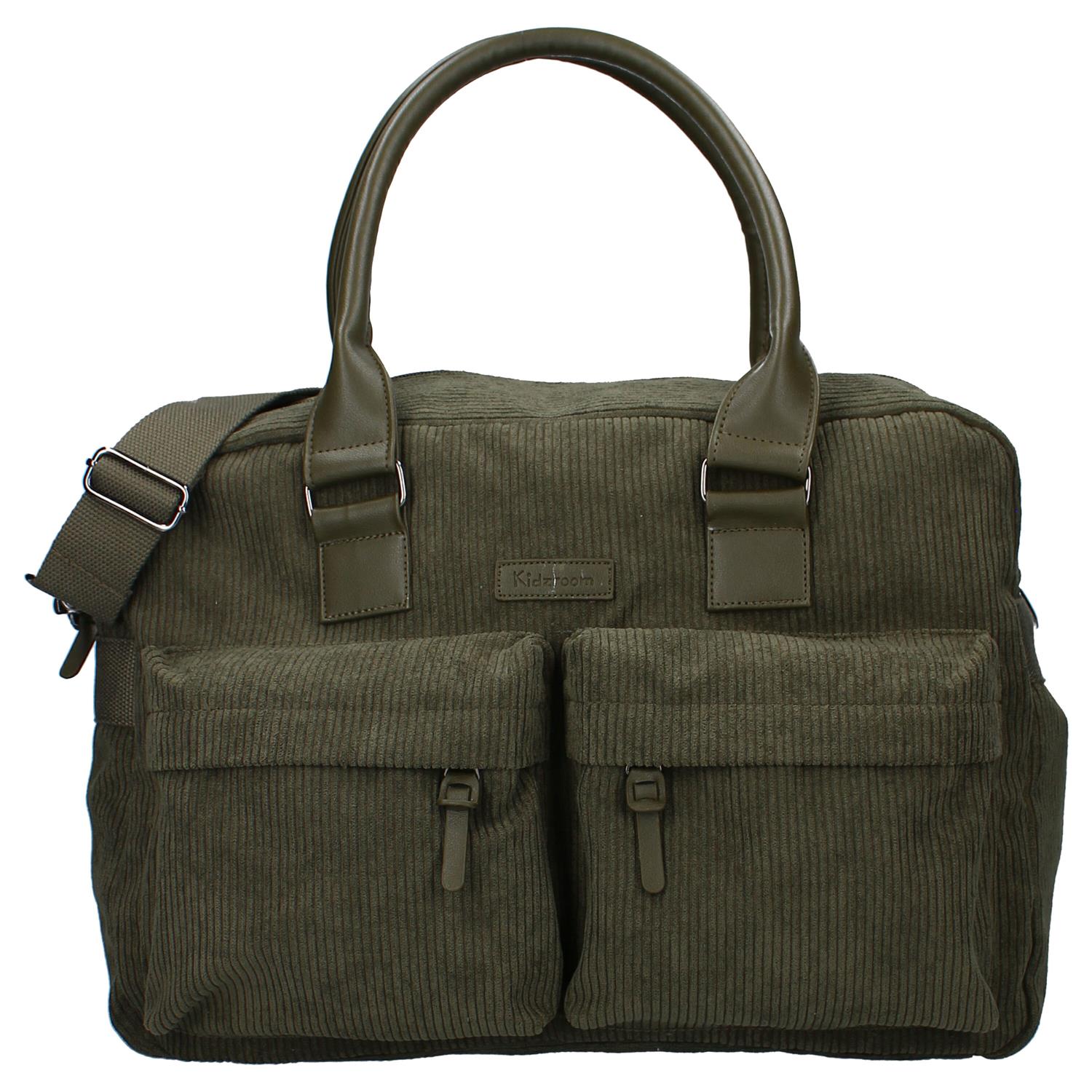 Sac à langer velours côtelé VERT BB&Co