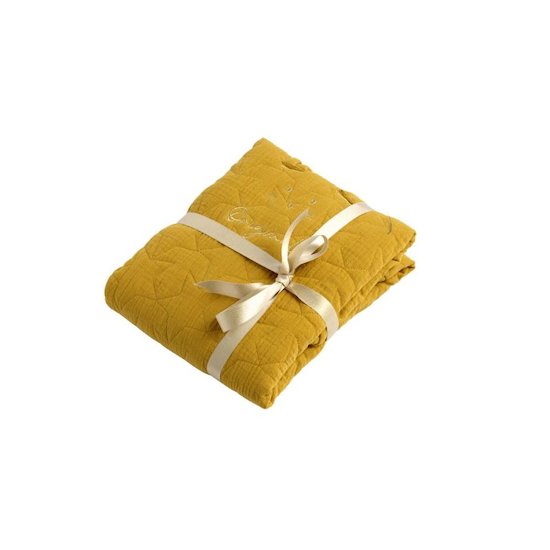 Sauthon Original Couvre lit pour berceau ovale Jaune Topaze 