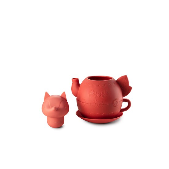 Lilliputiens Théière de bain Alice Rouge 