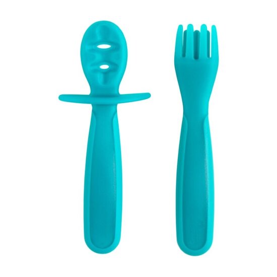 Tigex Lot de 2 cuillères orientées Bleu 