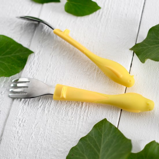 Formula Baby Couverts inox Oiseaux  Formula Baby Couverts inox Oiseaux