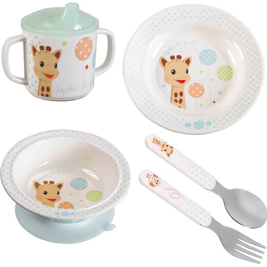 Coffret repas bébé, achat coffret ensemble de vaisselle pour bébé