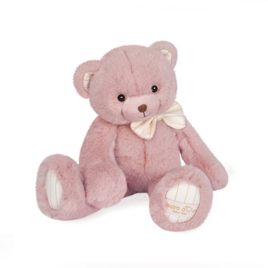 Histoire d'Ours Peluche Preppy chic ours Rose 30 cm Histoire d'Ours Peluche Preppy chic ours Rose 30 cm