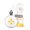 Blanc, jaune et Transparent