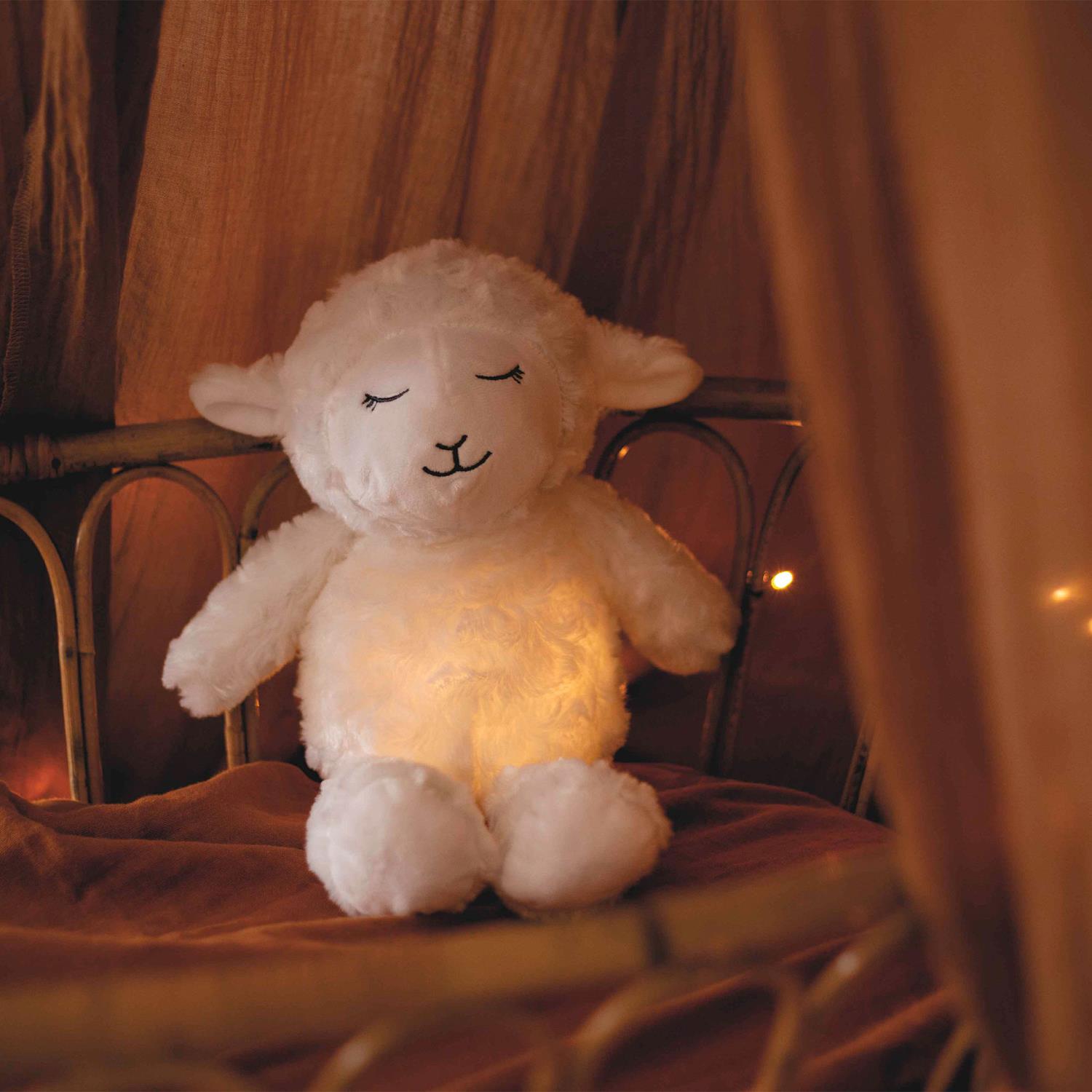 Veilleuse wooly BLANC Trois Kilos Sept