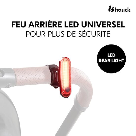 Hauck Feu Arrière Led pour poussette Black  Hauck Feu Arrière Led pour poussette Black