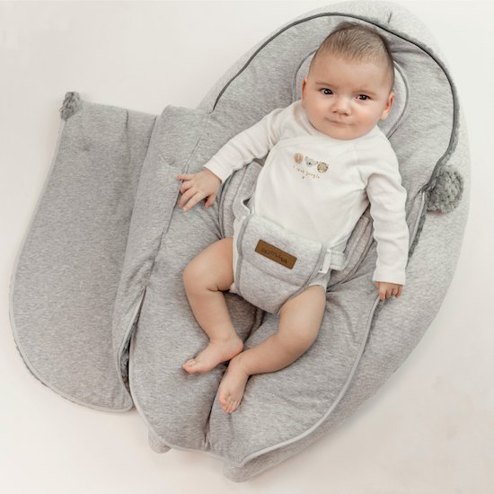 Domiva Coussin multifonctions Soft Nova Gris  Domiva Coussin multifonctions Soft Nova Gris