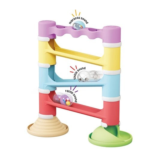 Trousselier Jouet Rampe 3 Balles Ssonores Multicolore  Trousselier Jouet Rampe 3 Balles Ssonores Multicolore