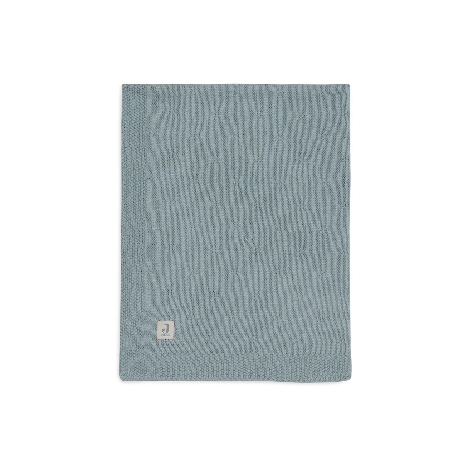Jollein - Couverture Berceau Cosy Knit VERT Jollein