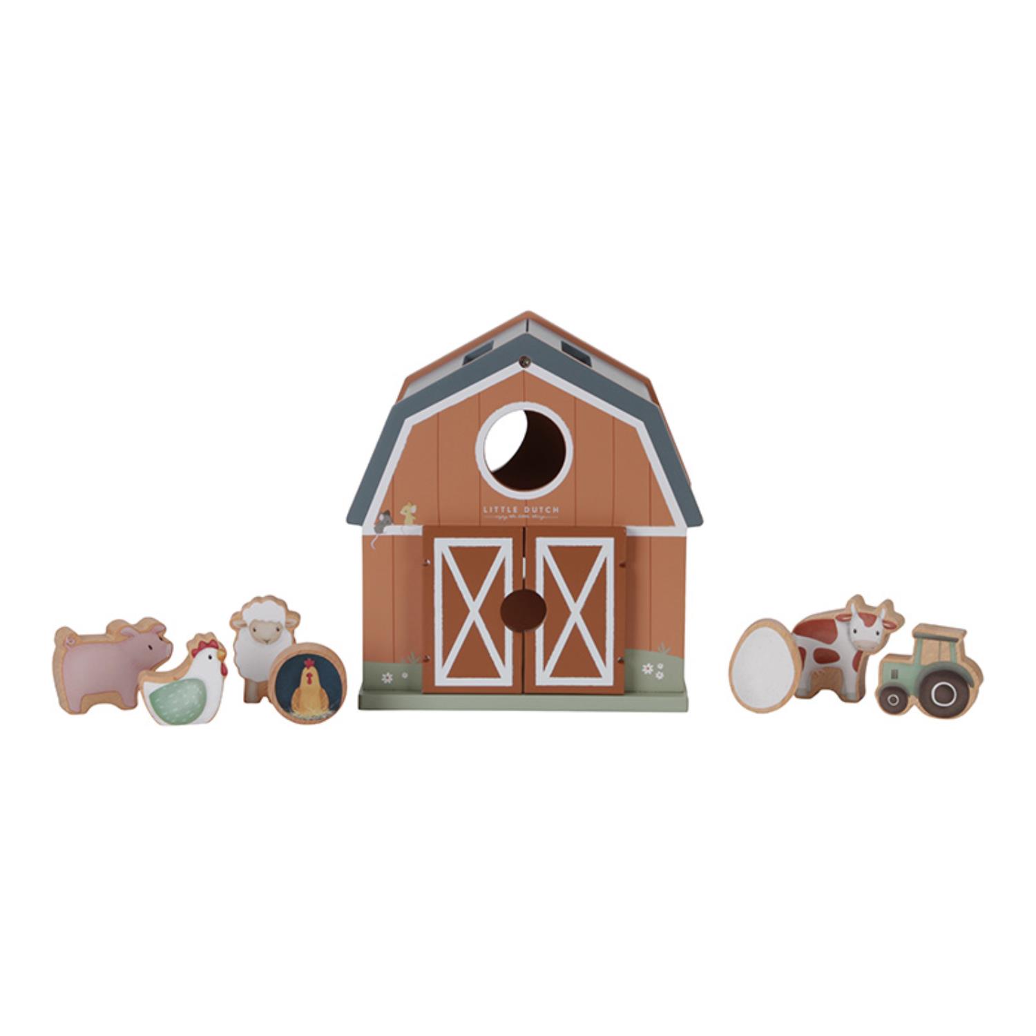 LITTLE DUTCH - Boîte à formes en bois FSC MULTICOLORE Little Dutch