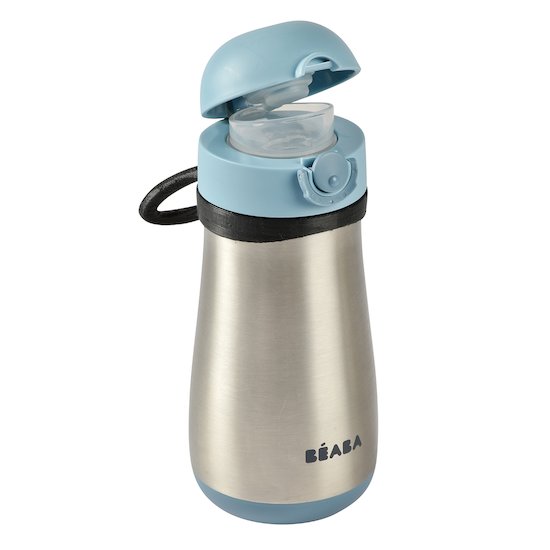Béaba Gourde inox avec anse Windy Blue 350 ml Béaba Gourde inox avec anse Windy Blue 350 ml