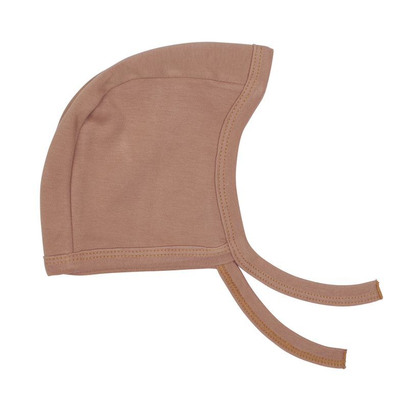 Bonnet rétro forme béguin MARRON BB&Co