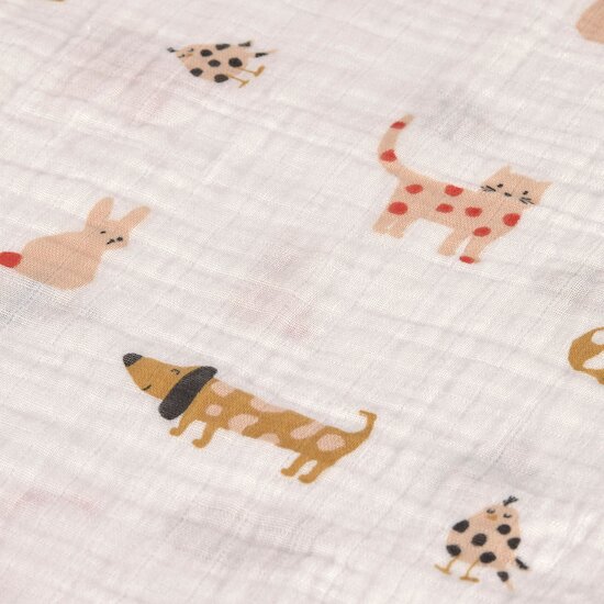 Lässig Lange mousseline Little Mateys Orange épicé  Lässig Lange mousseline Little Mateys Orange épicé