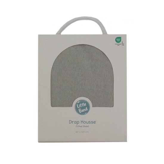 Little Band Drap Housse Jersey  Gris 