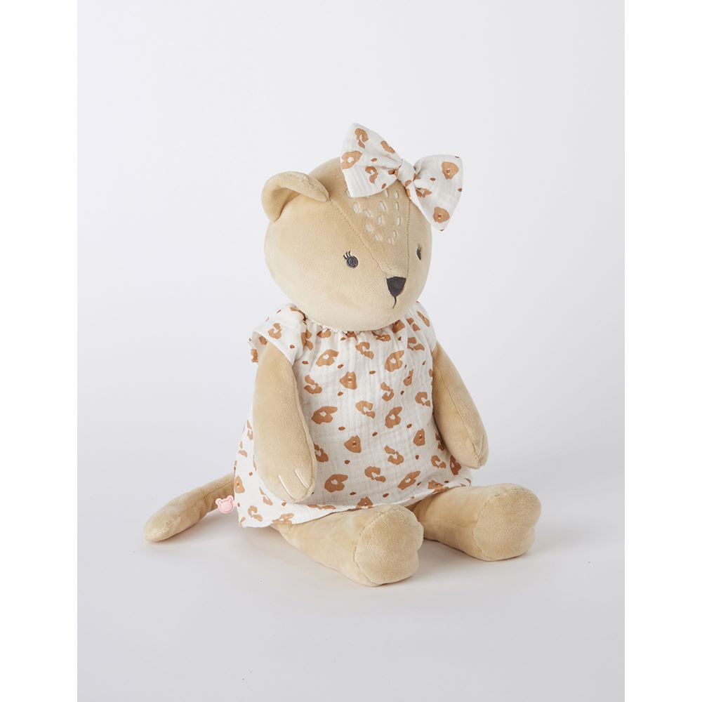 Noukie's - Peluche Small veloudoux Babou et Kendi BEIGE Noukie's