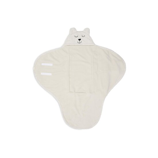 Jollein Couverture portefeuille bear boucle Oatmeal  Jollein Couverture portefeuille bear boucle Oatmeal