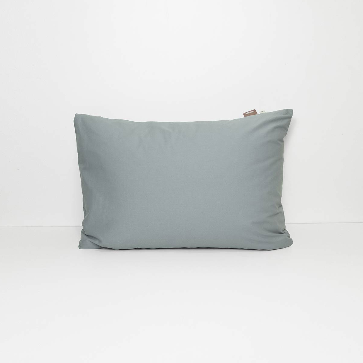 Taie d'oreiller 100% coton bio GRIS Kadolis