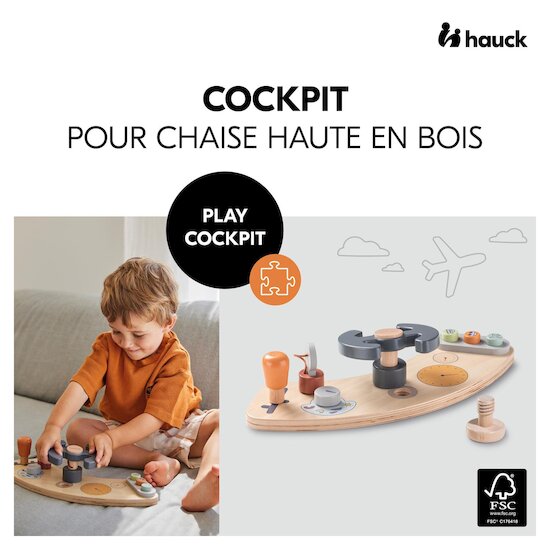 Hauck Cockpit de jeu pour chaise haute Multicolore  Hauck Cockpit de jeu pour chaise haute Multicolore