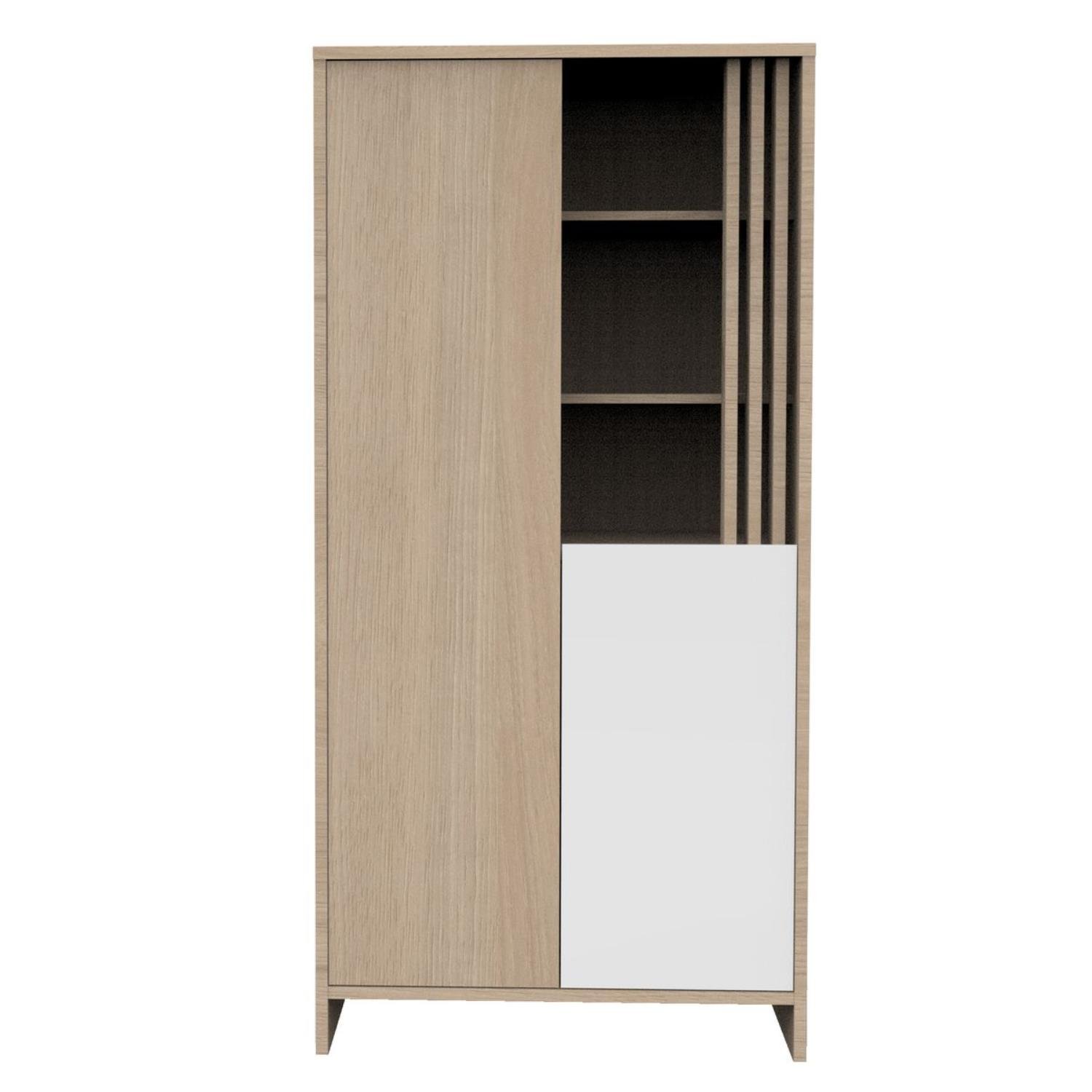 Armoire 2 porte Tokyo MARRON Sauthon