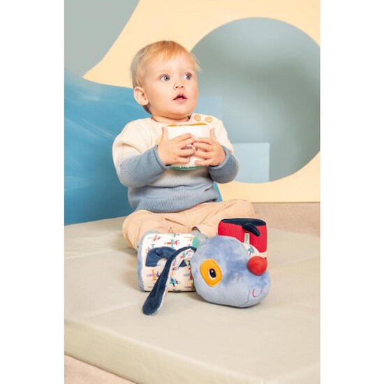 Lilliputiens Rouleau Sonore Jules Multicolore  Lilliputiens Rouleau Sonore Jules Multicolore