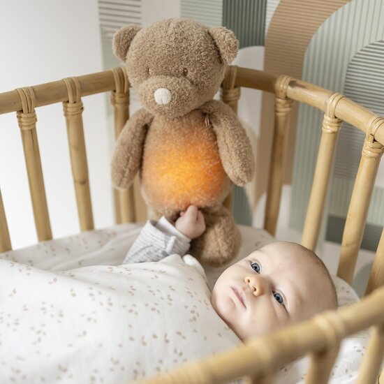 Nattou Veilleuse peluche teddy Sleepy Ours Caramel  Nattou Veilleuse peluche teddy Sleepy Ours Caramel
