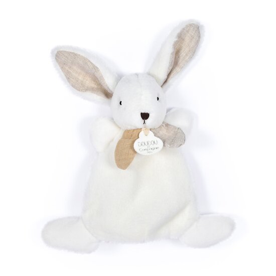 Doudou & Compagnie Doudou Happy Wild Blanc 17 cm