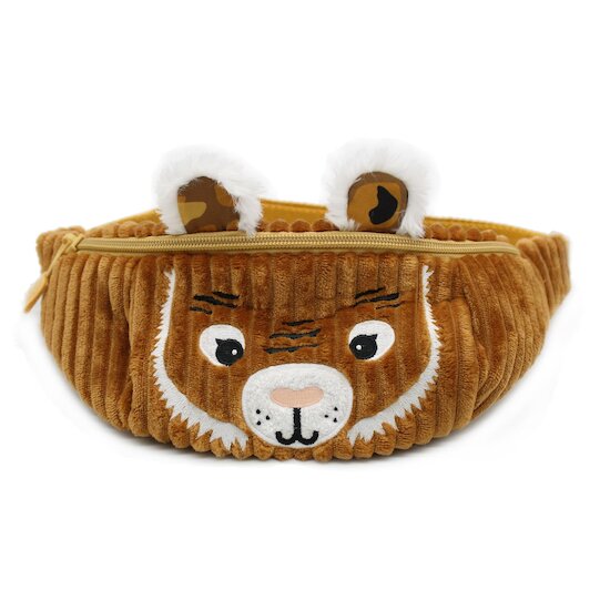 Les Déglingos Sac Banane Velours Speculos Le Tigre Cassonade  Les Déglingos Sac Banane Velours Speculos Le Tigre Cassonade