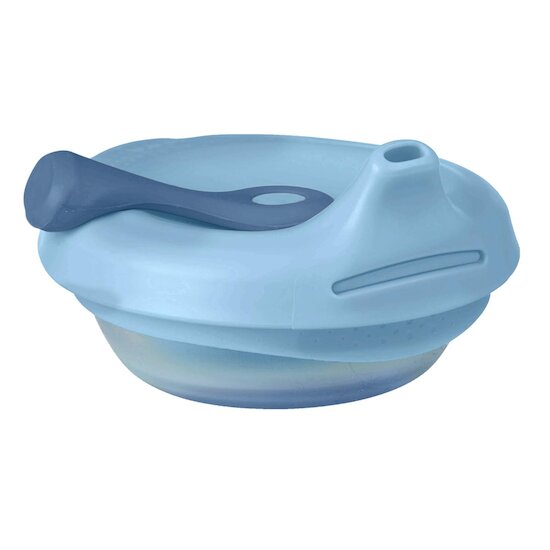 B.Box For Kids Poche gourde repas bébé rechargeable en silicone Bleu 110 ml B.Box For Kids Poche gourde repas bébé rechargeable en silicone Bleu 110 ml
