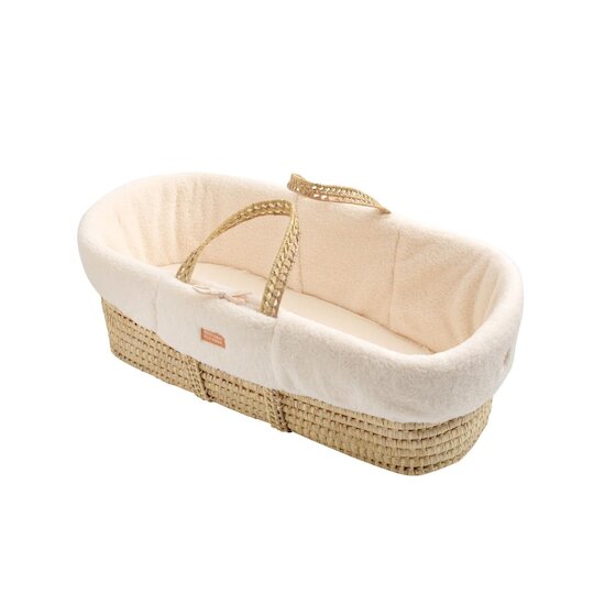 Sauthon Couffin et son habillage Petit Chou Ecru/Caramel  Sauthon Couffin et son habillage Petit Chou Ecru/Caramel