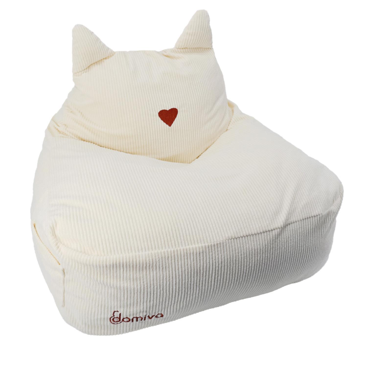 Fauteuil Pouf BEIGE Domiva