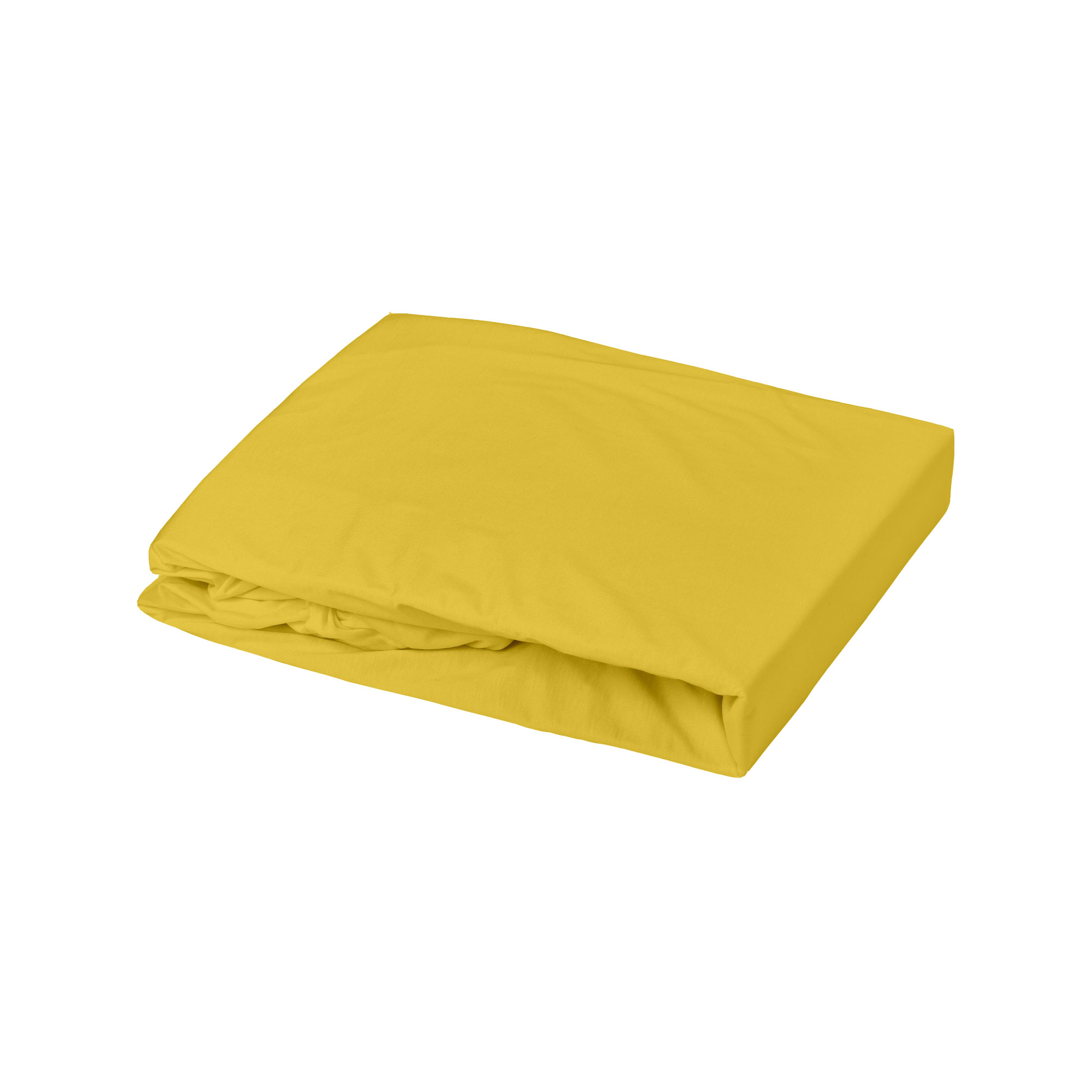 Domiva - Drap housse Jersey JAUNE Domiva