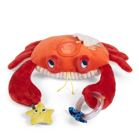 Moulin Roty Grand crabe d'activités Les aventures de Paulie Rouge 34 cm Moulin Roty Grand crabe d'activités Les aventures de Paulie Rouge 34 cm