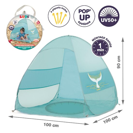 Ludi Piscine multifonction baleine Multicolore  Ludi Piscine multifonction baleine Multicolore