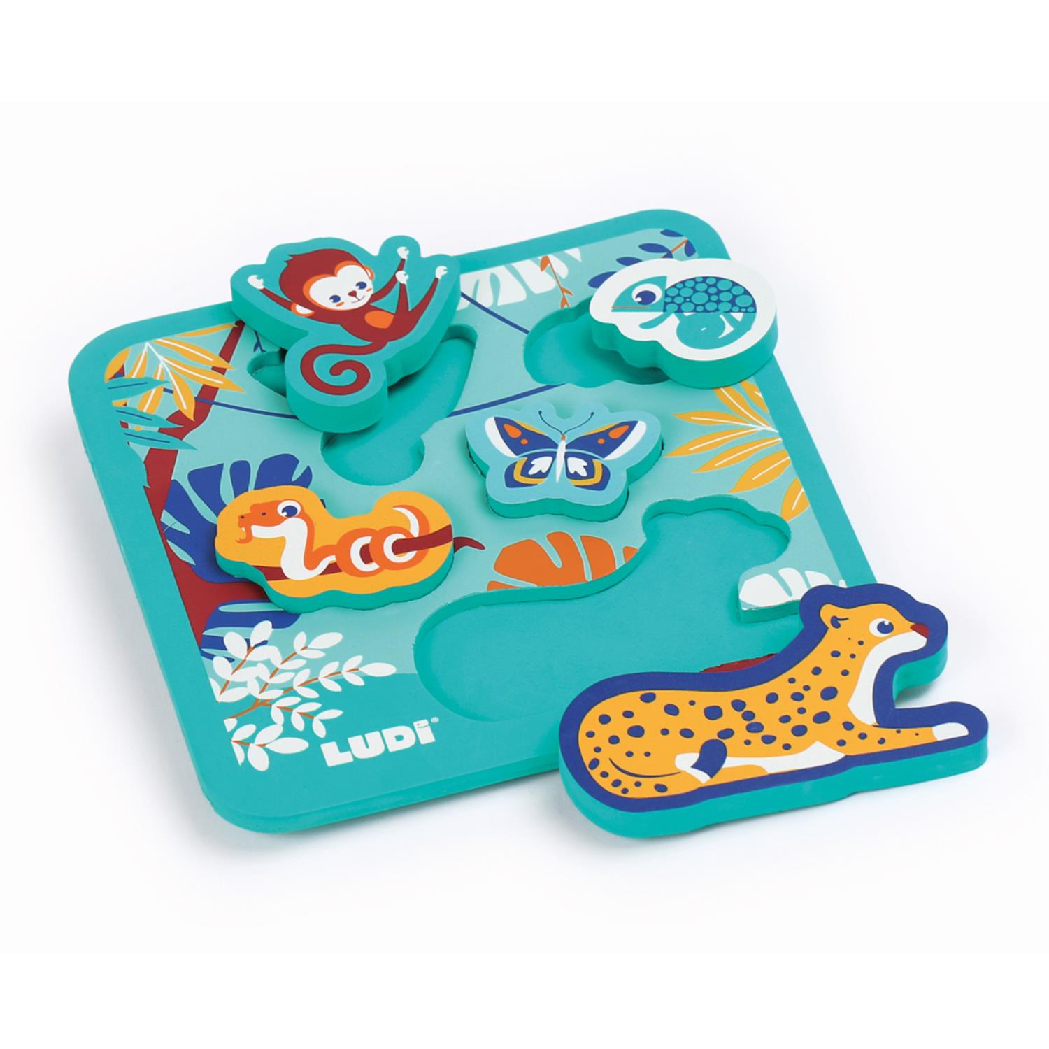 LUDI - Puzzle mousse MULTICOLORE Ludi