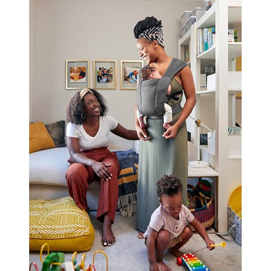 Ergobaby Porte-bébé Embrace Soft Air Mesh Noir  Ergobaby Porte-bébé Embrace Soft Air Mesh Noir