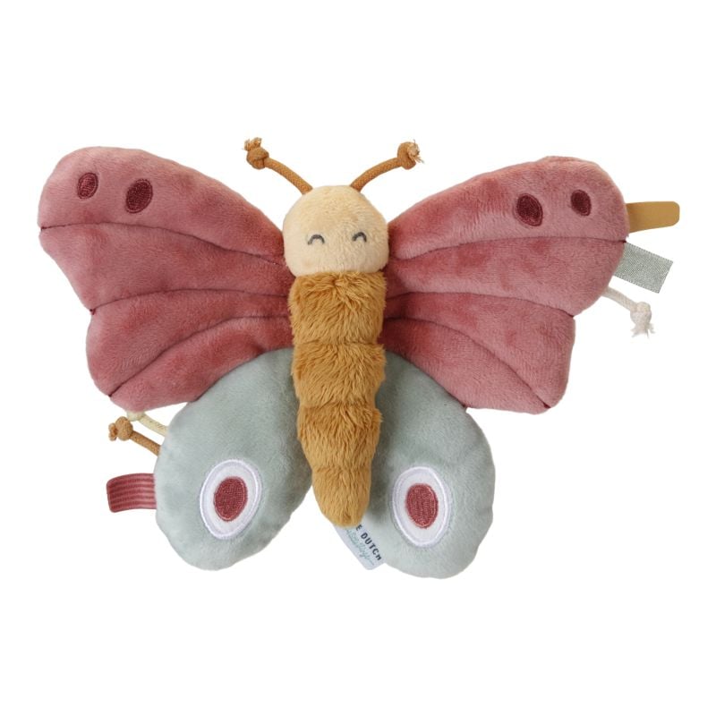 Doudou d'activités Papillon MULTICOLORE Little Dutch