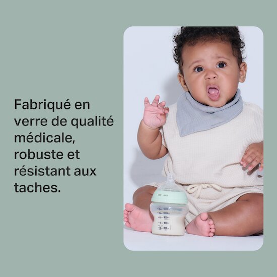 Tommee Tippee Biberon en verre Natural Start Transparent 250 ml Tommee Tippee Biberon en verre Natural Start Transparent 250 ml