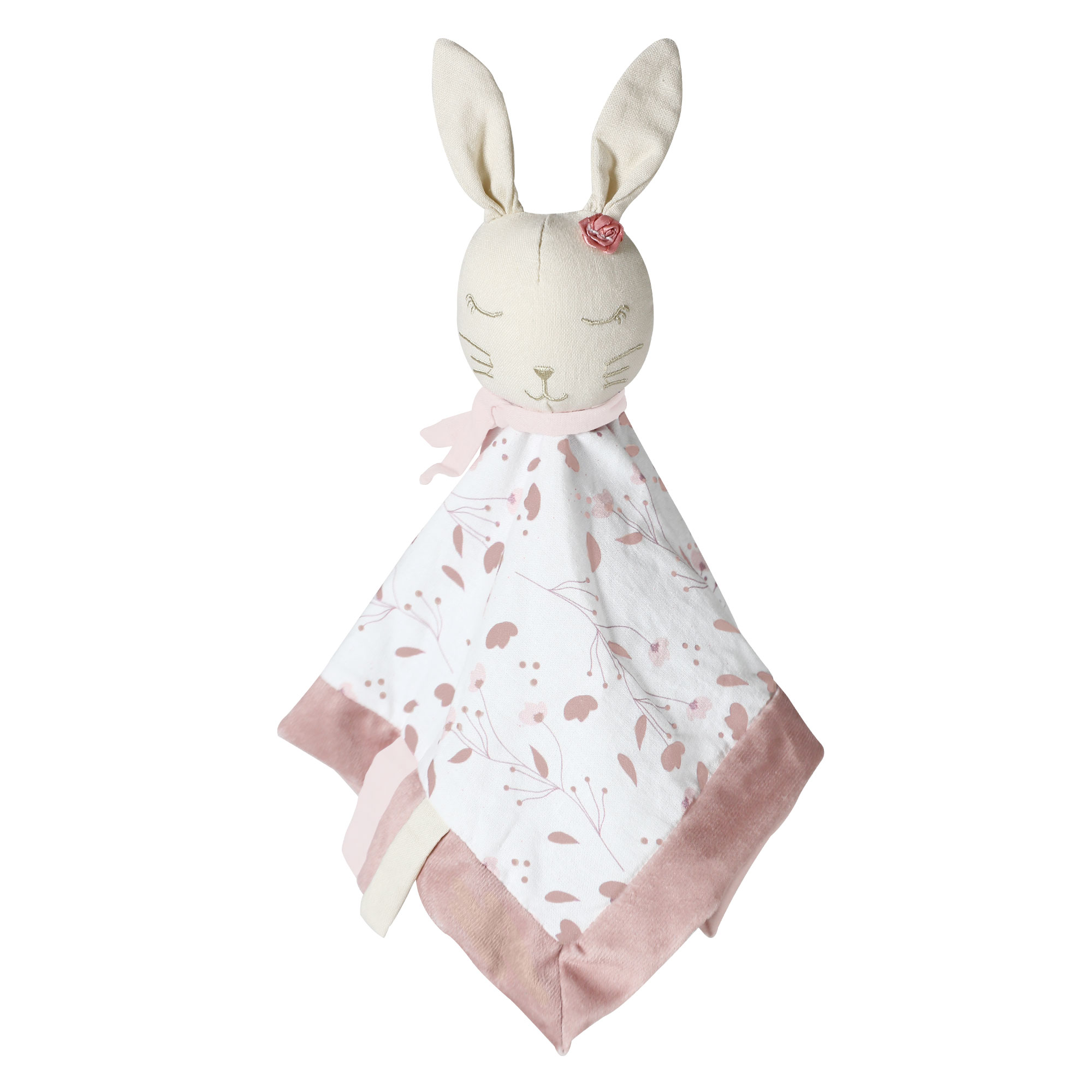 Trois Kilos Sept - Doudou lapin ROSE Trois Kilos Sept