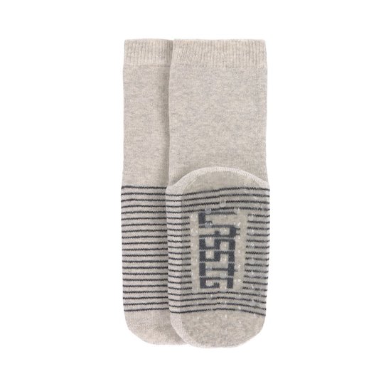 Lässig 2 chaussettes antidérapantes Gris/Beige 19-22