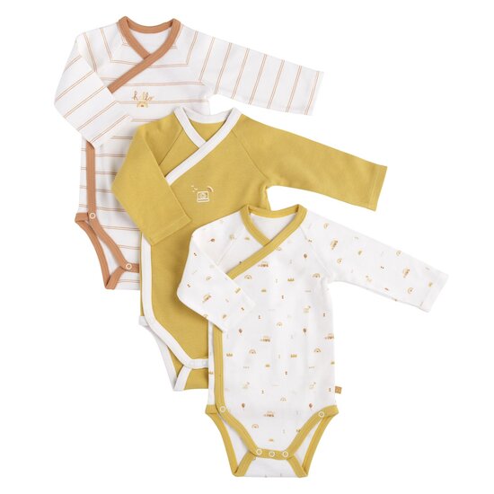 Sauthon Lot de 3 bodies sunlight Mixte Naissance