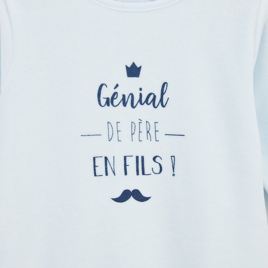 P’tit bisou Pyjama Petit Cocon Bleu Air  P’tit bisou Pyjama Petit Cocon Bleu Air