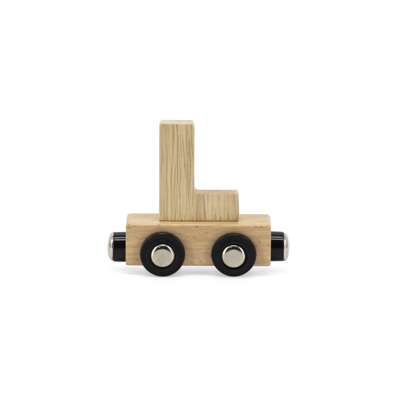 Lettre Train Naturel Lettre L MULTICOLORE Tryco
