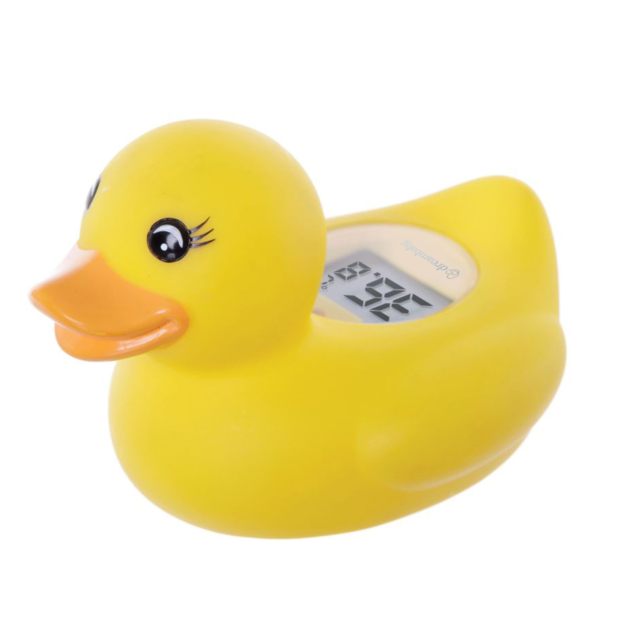 Thermomètre de bain à écran numérique JAUNE Dreambaby