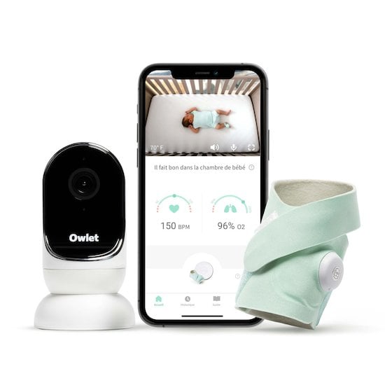 Owlet Monitoring duo Smart Sock 3 + Cam Menthe 