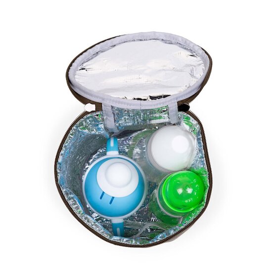 Childhome Sac isotherme en toile My Lunchbag kaki   Childhome Sac isotherme en toile My Lunchbag kaki