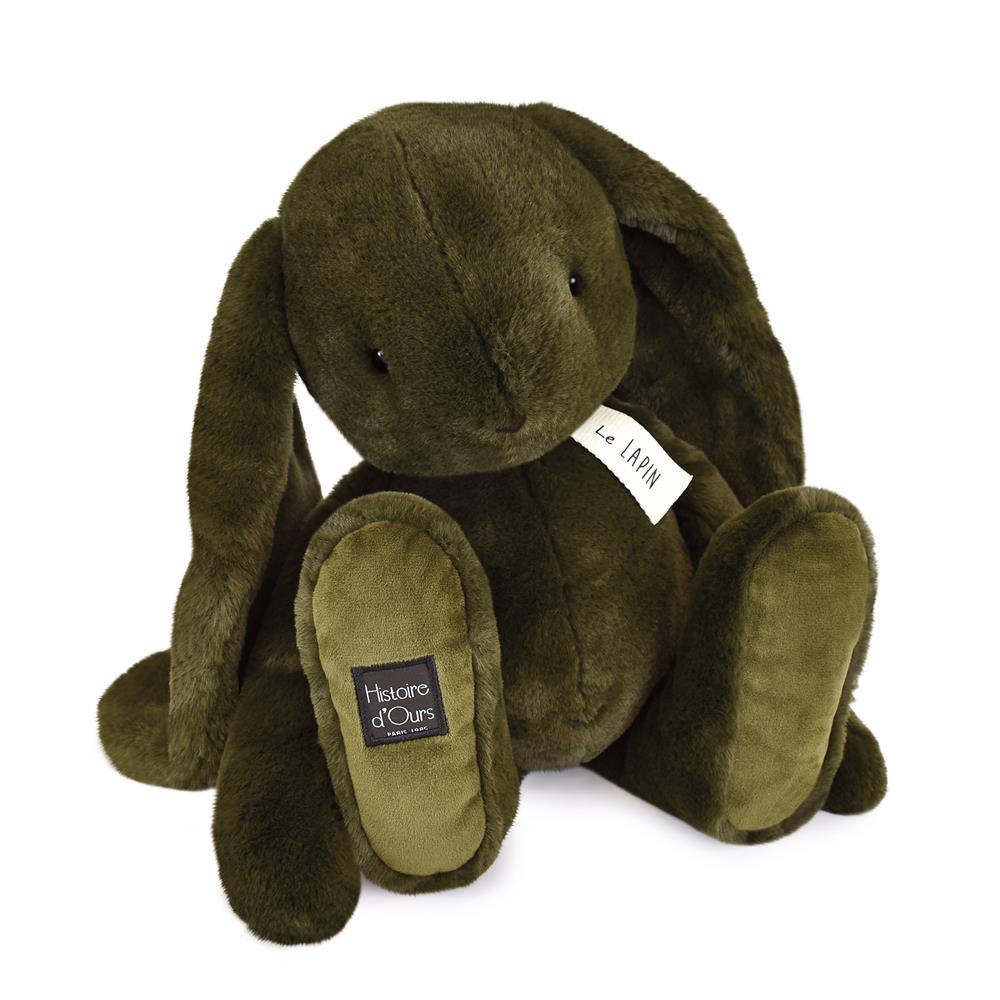 HISTOIRE D'OURS - Peluche Lapin 50 cm VERT Histoire d'Ours