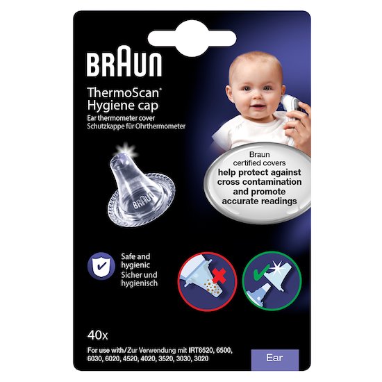 Braun Embouts ThermoScan (par 40)   Braun Embouts ThermoScan (par 40)